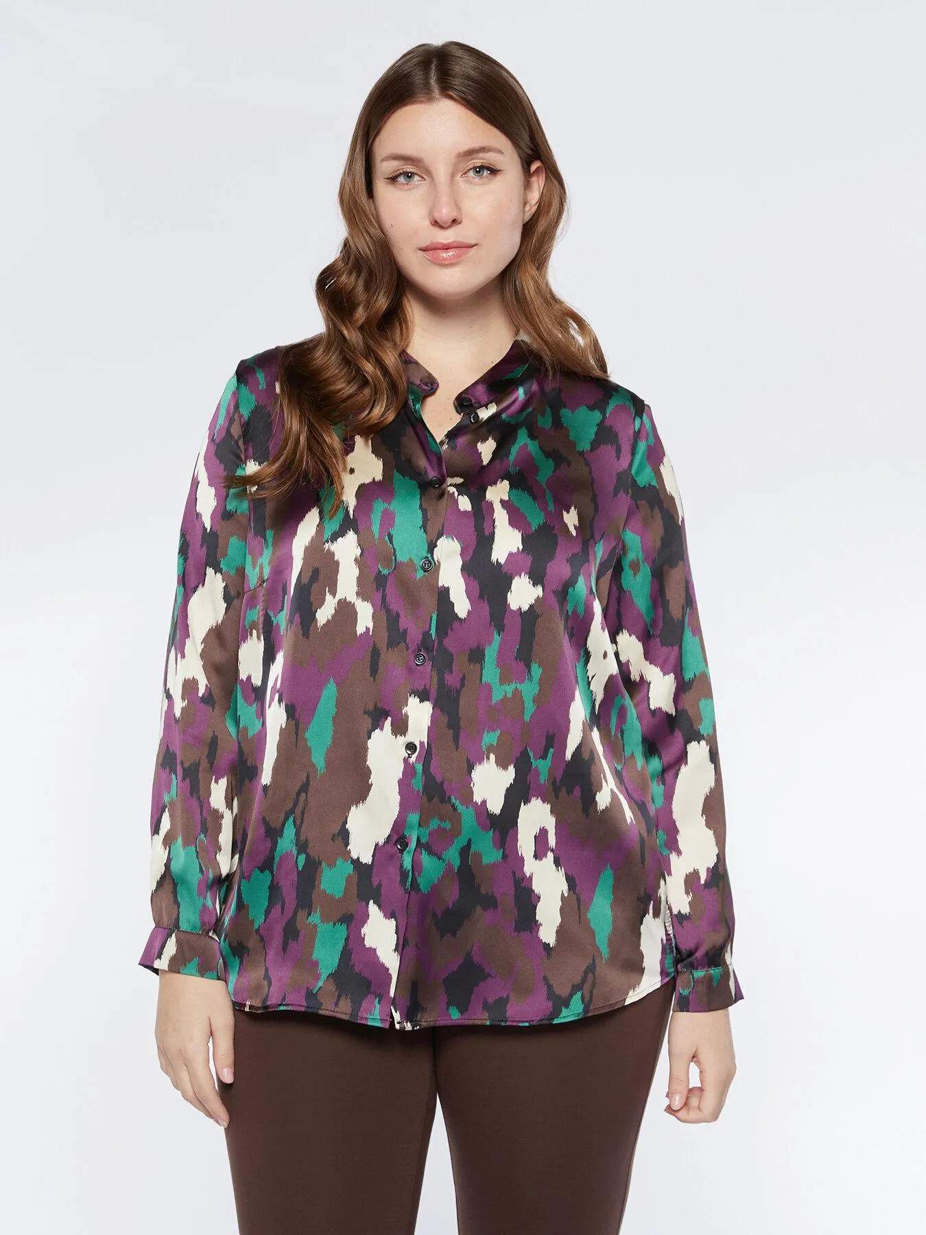 Camicia dalla stampa camouflage