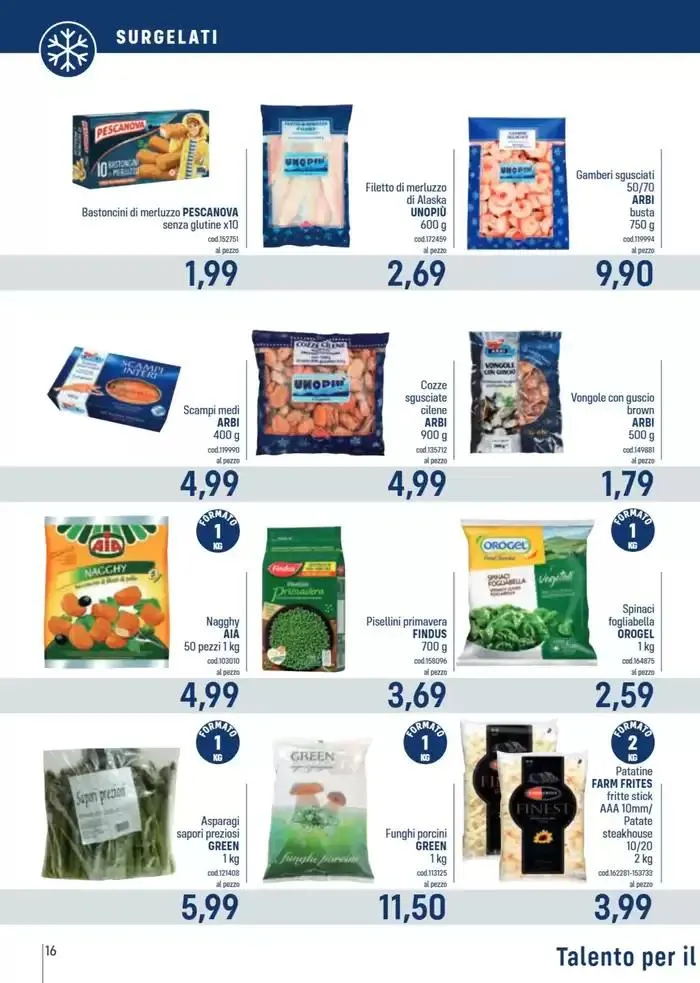 Catalogo Talento da 31 marzo a 20 aprile di 2025 - Pagina del volantino 16