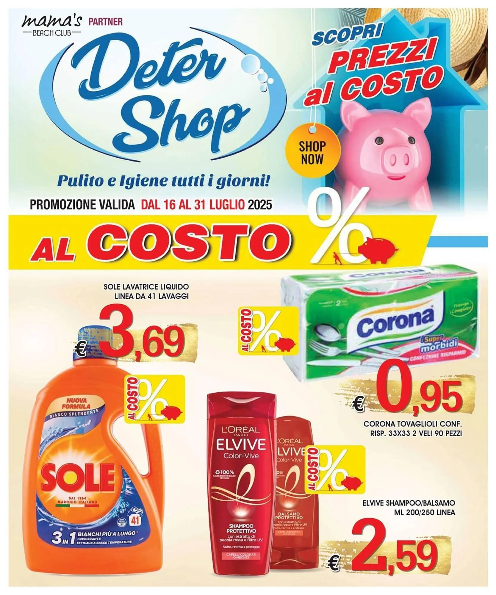 Volantino Deter Shop da 16 luglio a 31 luglio di 2025 - Pagina del volantino 1
