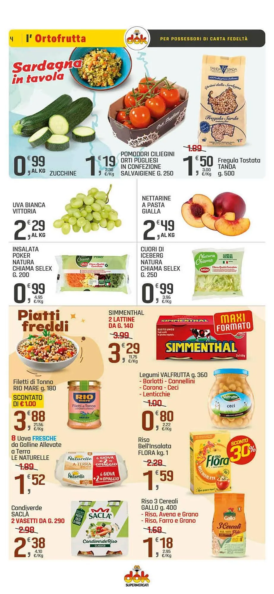 Volantino Supermercati Dok da 8 agosto a 15 agosto di 2025 - Pagina del volantino 4