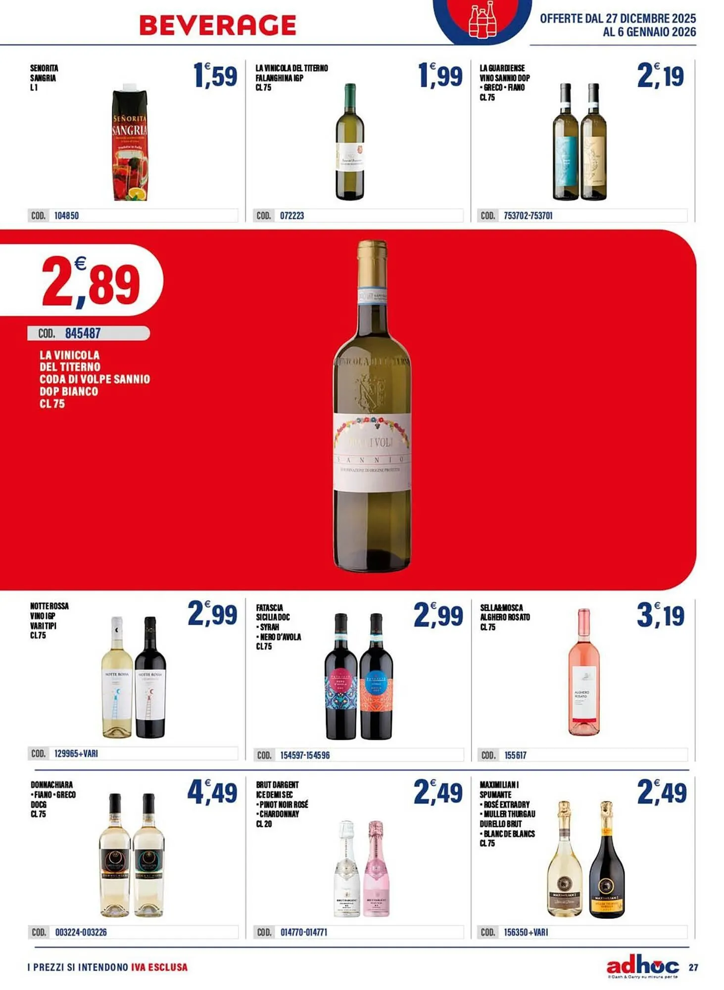 Volantino Adhoc da 29 dicembre a 6 gennaio di 2026 - Pagina del volantino 27