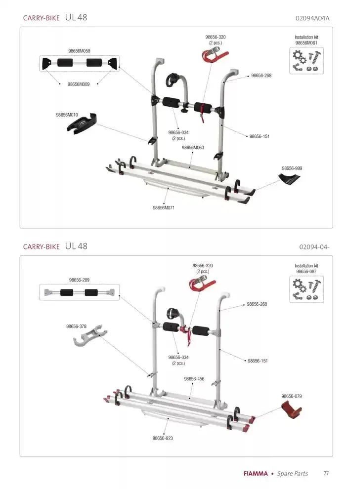 Spare parts catalogo 2025 da 14 gennaio a 31 dicembre di 2025 - Pagina del volantino 77
