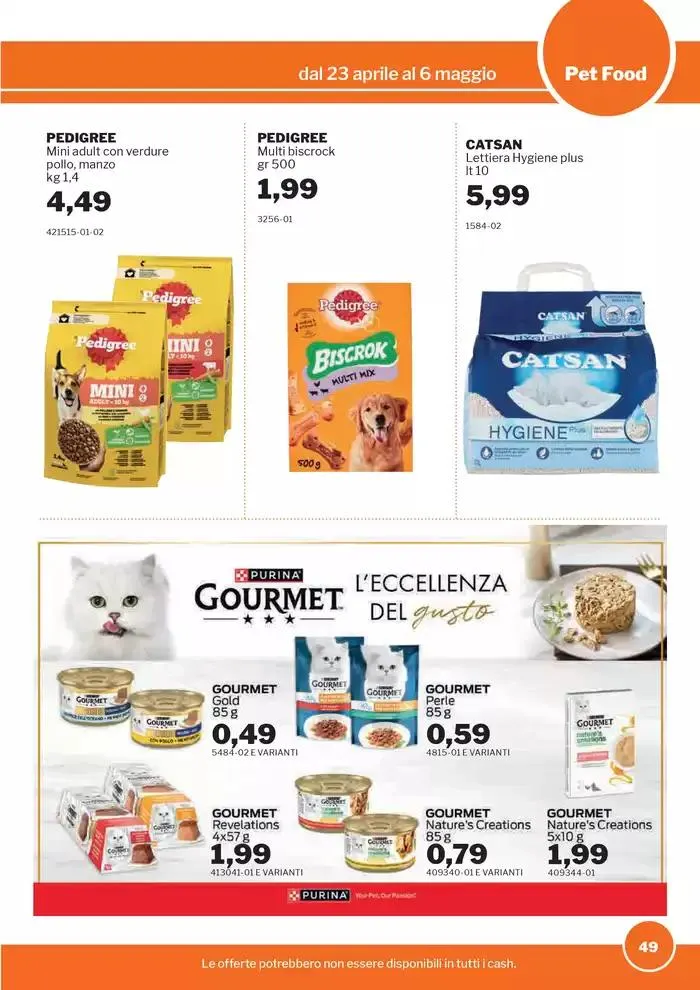 Volantino Food&Beverage da 23 aprile a 6 maggio di 2025 - Pagina del volantino 49