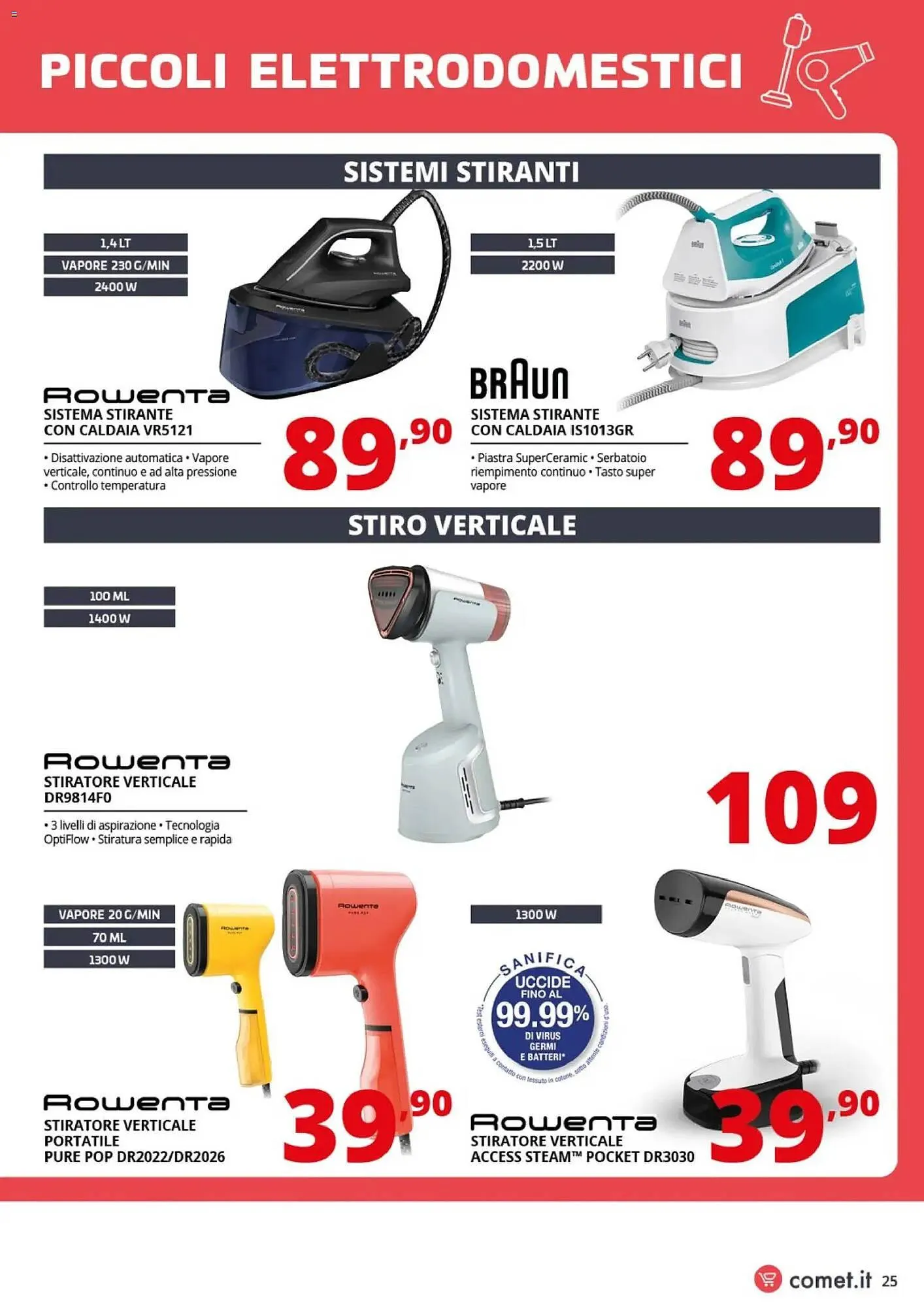 Volantino Comet da 20 febbraio a 4 marzo di 2026 - Pagina del volantino 25