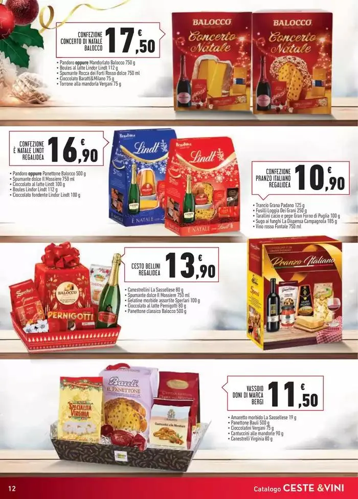 Catalogo ceste e vini da 5 novembre a 24 dicembre di 2024 - Pagina del volantino 12