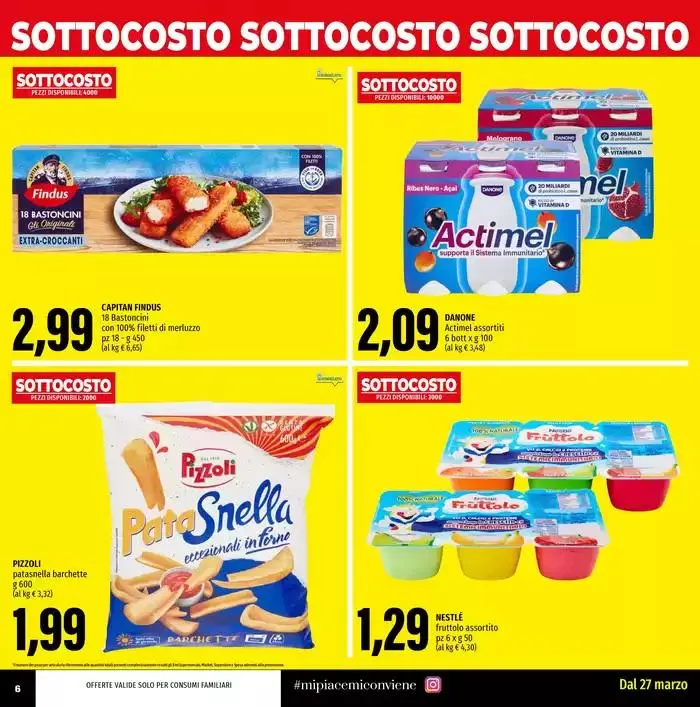 SOTTOCOSTO da 27 marzo a 9 aprile di 2025 - Pagina del volantino 6