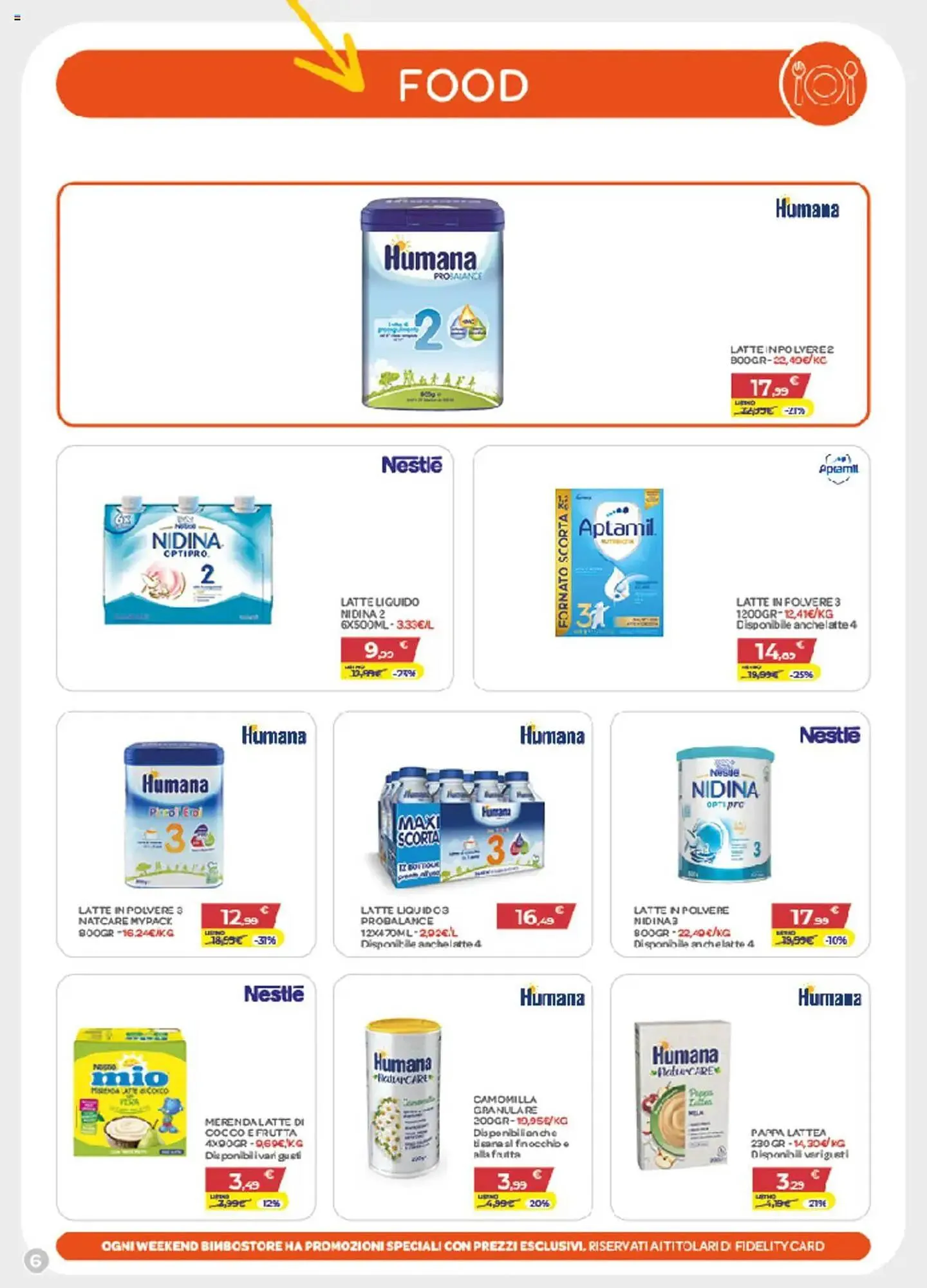 Volantino Bimbo Store da 6 marzo a 2 aprile di 2025 - Pagina del volantino 6