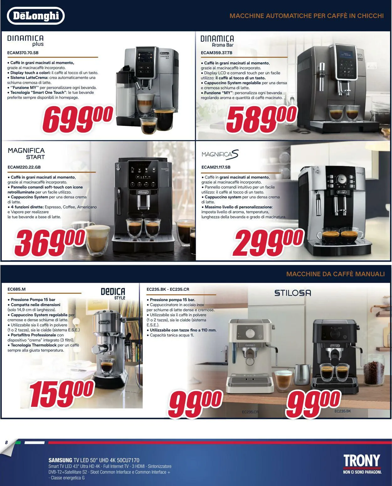 Trony - Napoli Volantino attuale da 20 luglio a 6 agosto di 2023 - Pagina del volantino 8