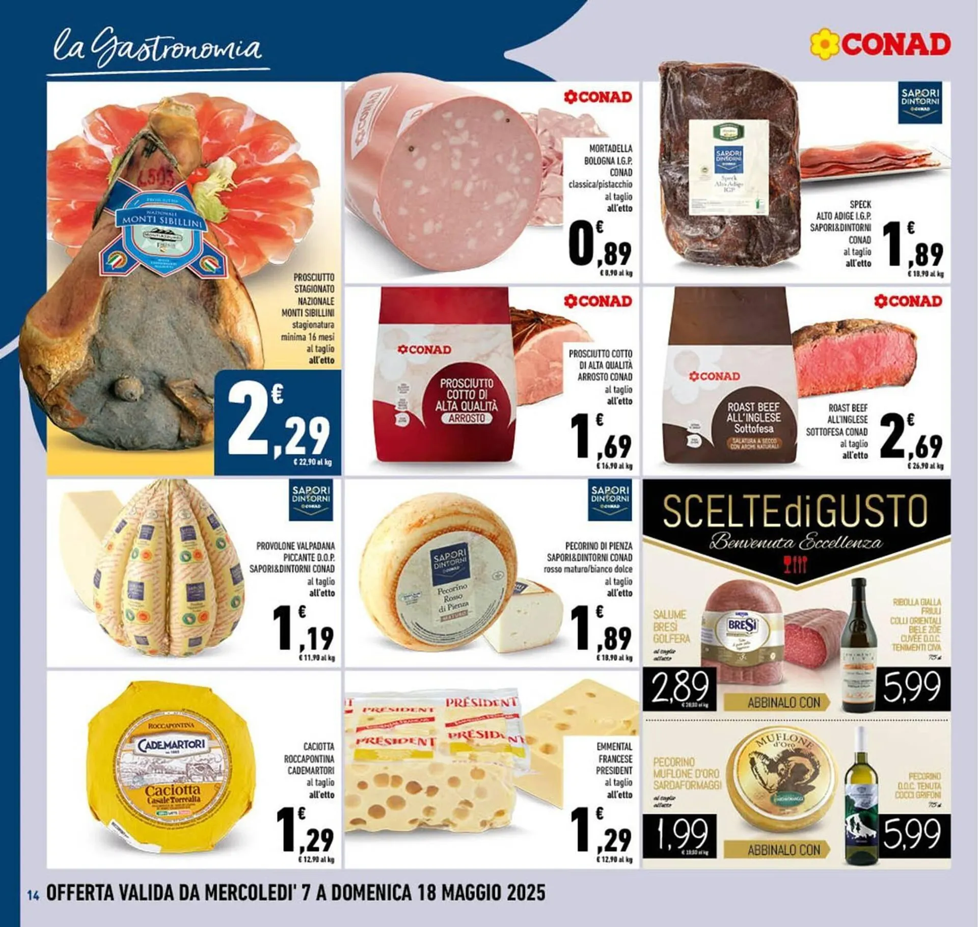 Volantino Conad da 7 maggio a 18 maggio di 2025 - Pagina del volantino 14