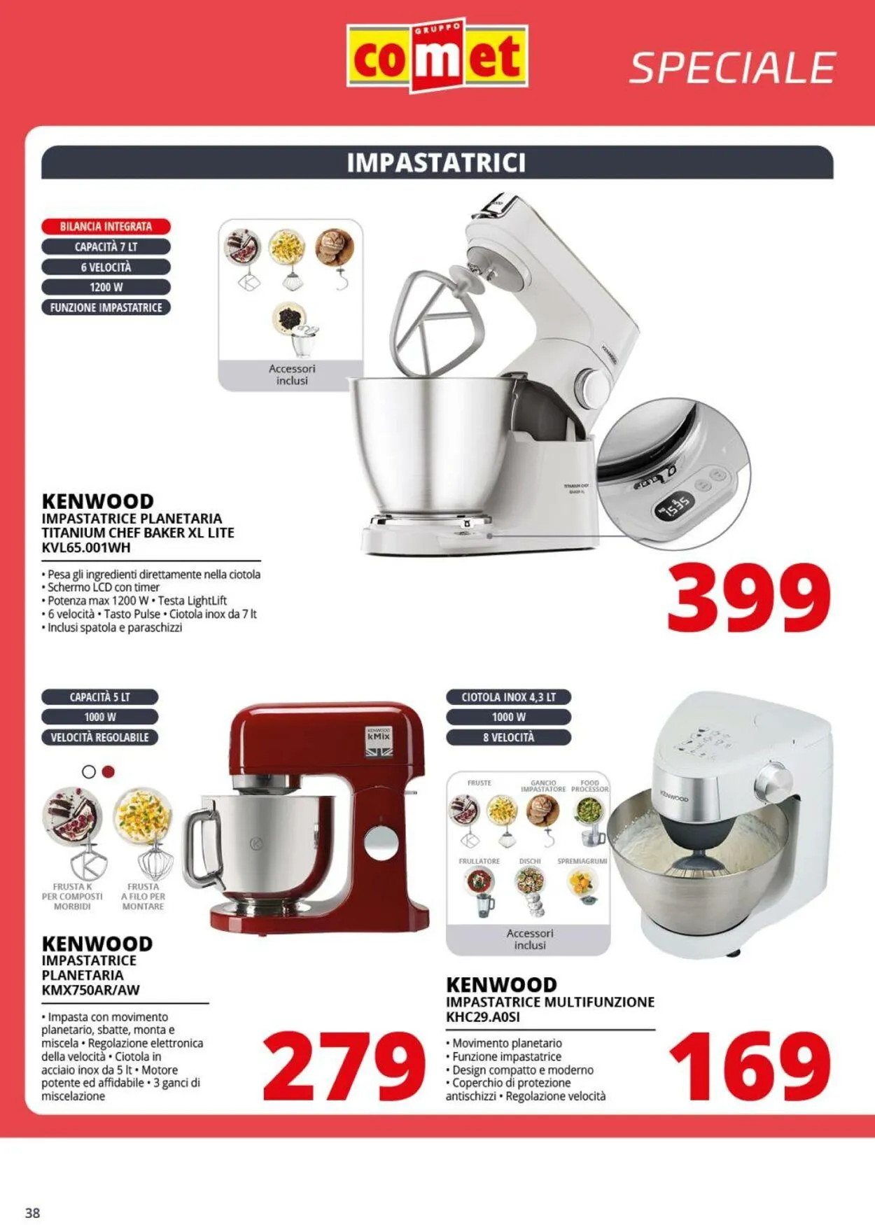 Comet Volantino attuale da 22 agosto a 11 settembre di 2025 - Pagina del volantino 38
