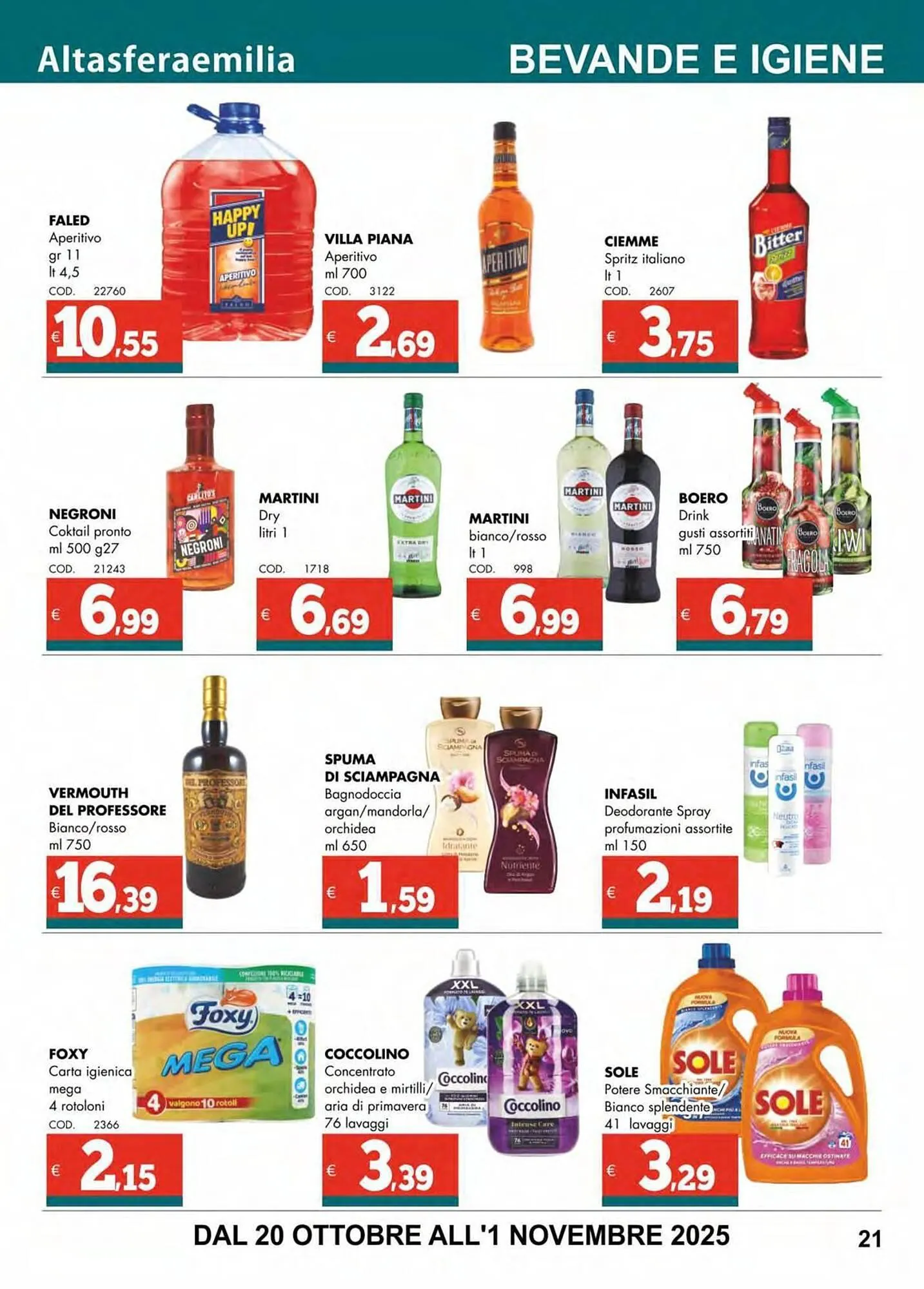 Volantino Altasfera da 20 ottobre a 1 novembre di 2025 - Pagina del volantino 21