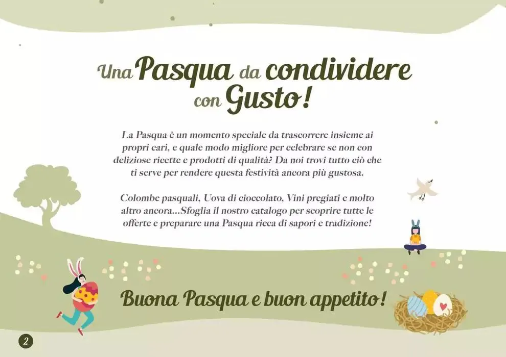 PASQUA FESTA DI SAPORI E CONVENIENZA da 28 marzo a 19 aprile di 2025 - Pagina del volantino 2