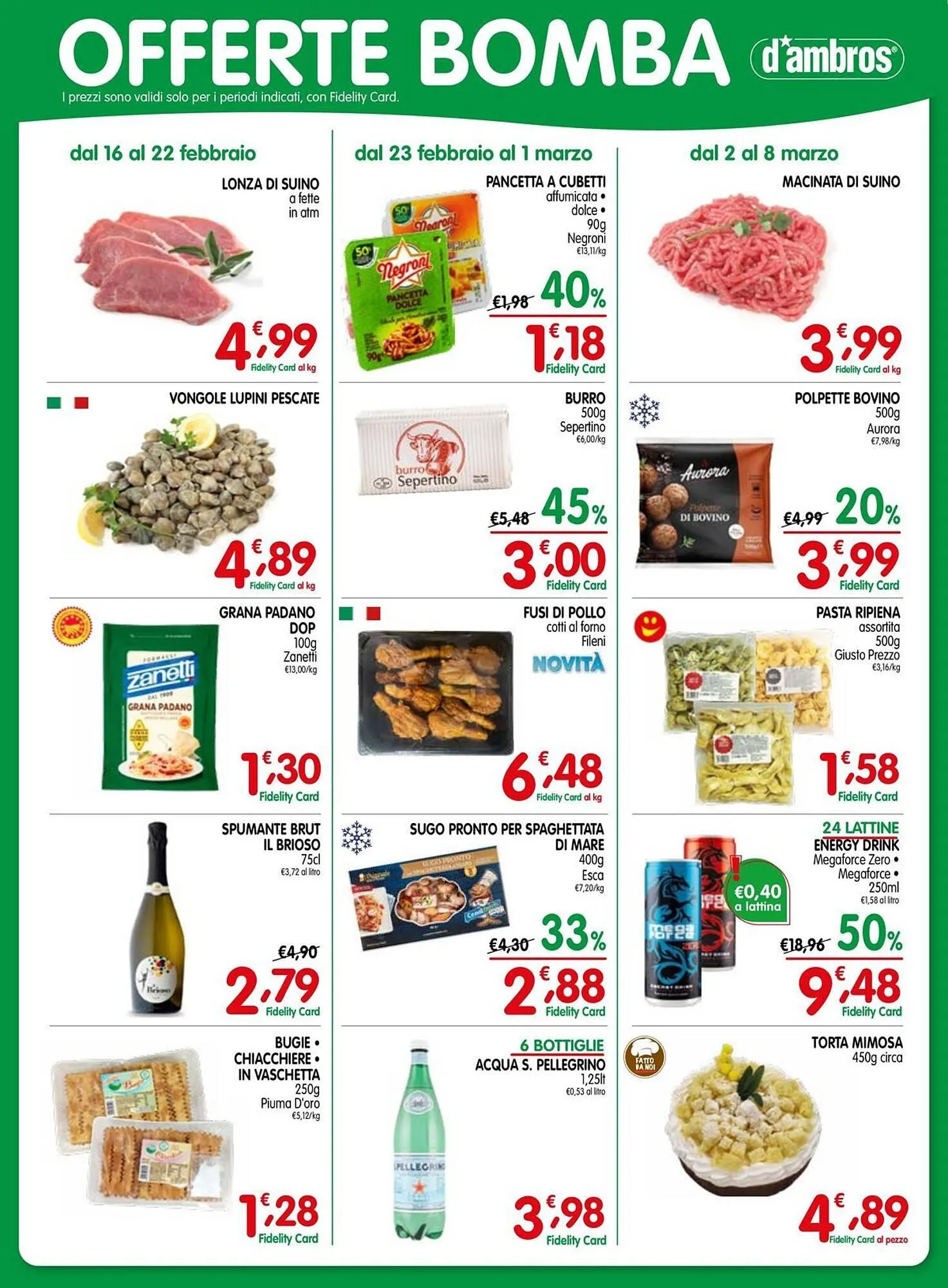 Volantino D'Ambros da 16 febbraio a 8 marzo di 2026 - Pagina del volantino 12