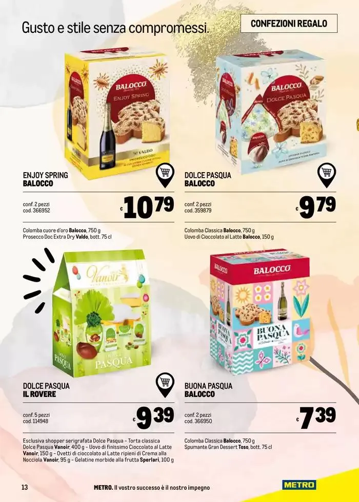 Catalogo Pasqua da 31 marzo a 19 aprile di 2025 - Pagina del volantino 13