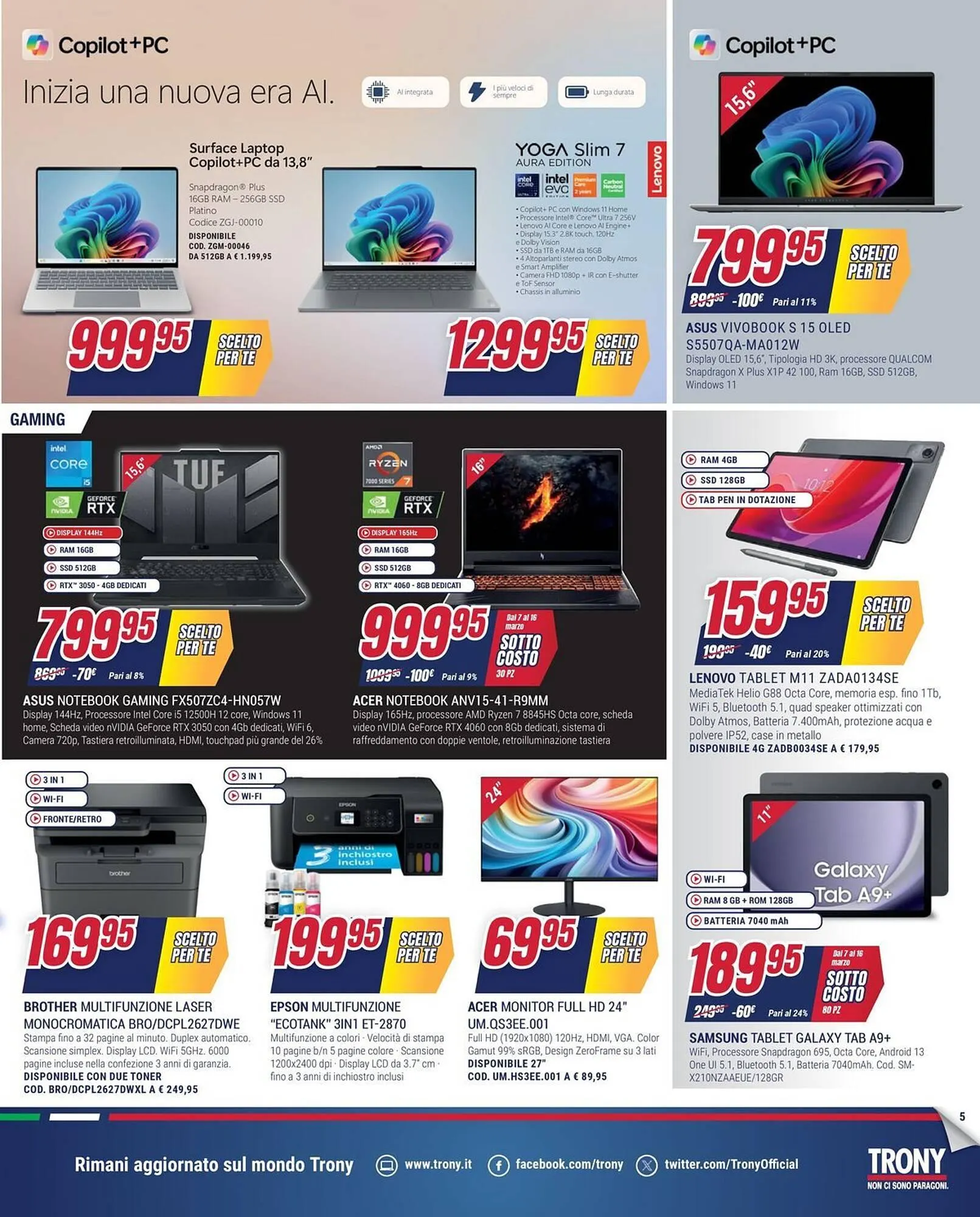 Volantino Trony da 7 marzo a 16 marzo di 2025 - Pagina del volantino 5