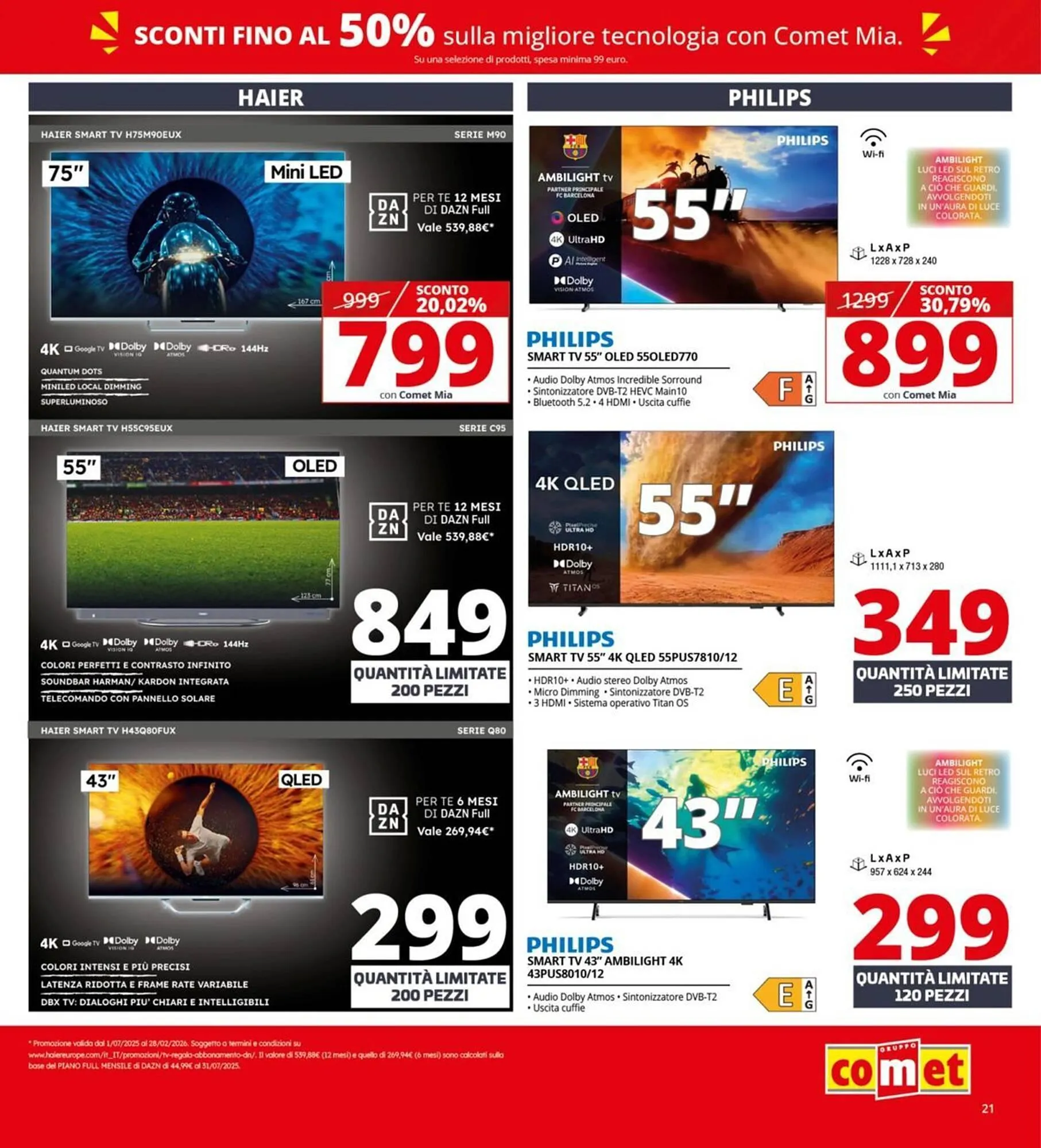 Volantino Comet da 2 gennaio a 21 gennaio di 2026 - Pagina del volantino 21