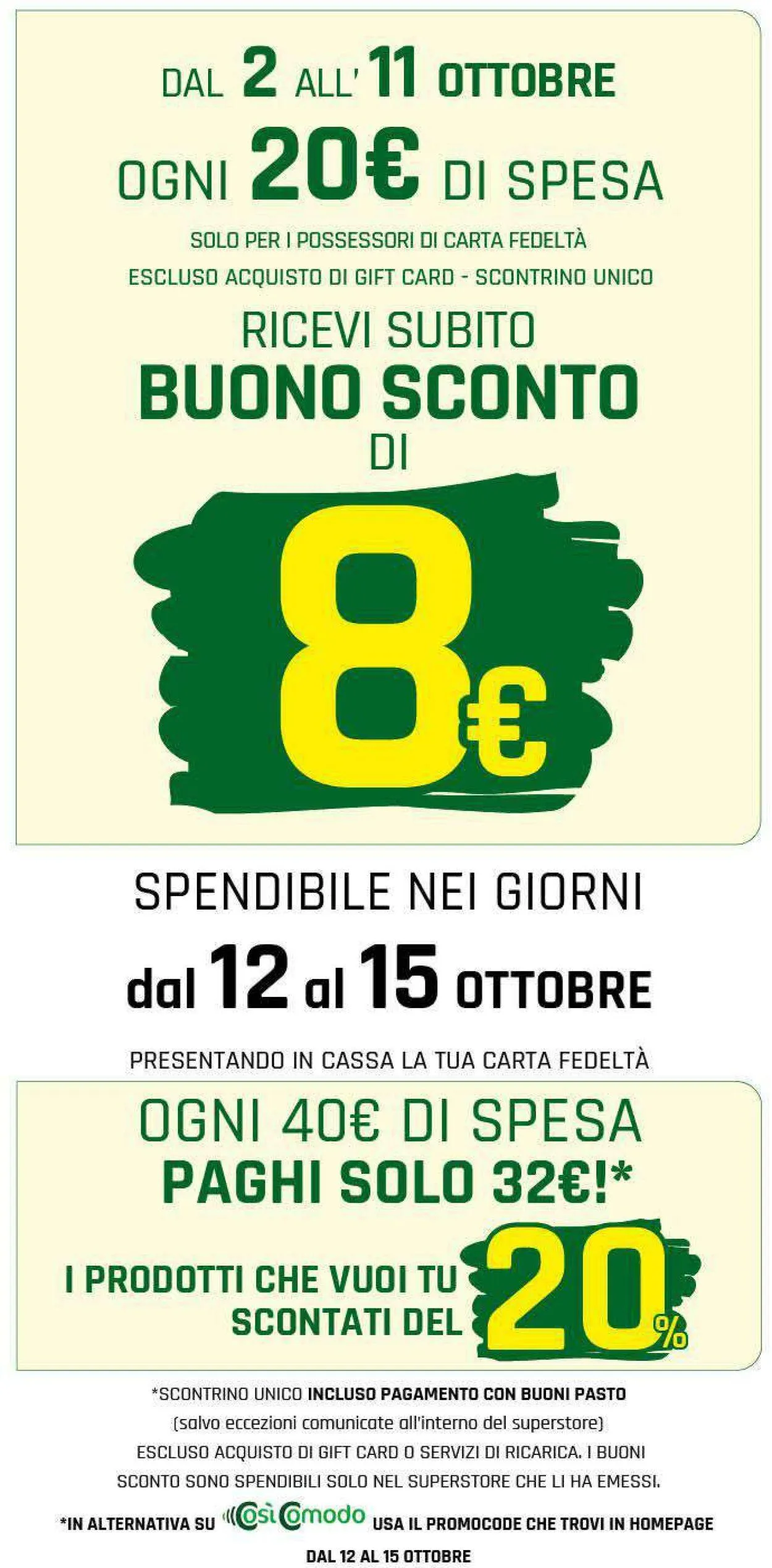 Famila Volantino attuale da 2 ottobre a 11 ottobre di 2025 - Pagina del volantino 2
