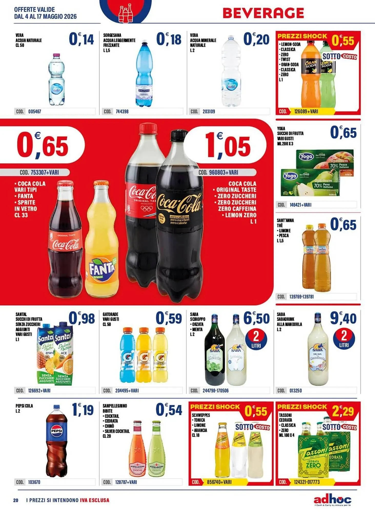 Volantino Adhoc da 4 maggio a 17 maggio di 2026 - Pagina del volantino 20