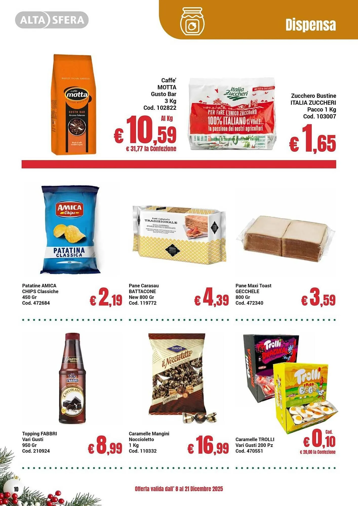 Volantino Centro Cash da 8 dicembre a 21 dicembre di 2025 - Pagina del volantino 10