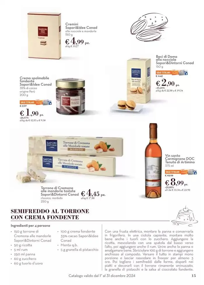 Incontri di gusto sulla tua tavola da 29 novembre a 31 dicembre di 2024 - Pagina del volantino 15