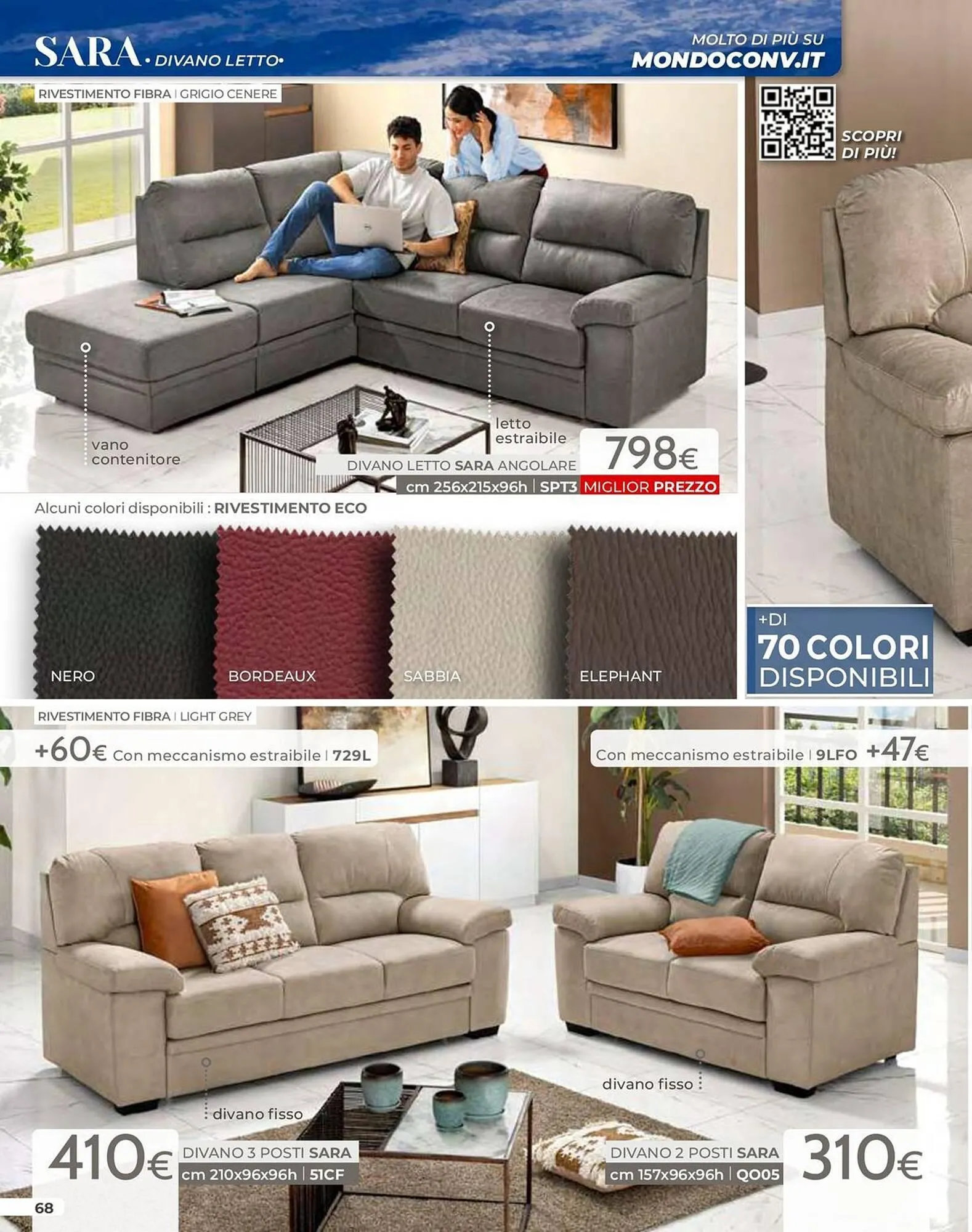 Volantino Mondo Convenienza da 1 luglio a 22 settembre di 2025 - Pagina del volantino 70