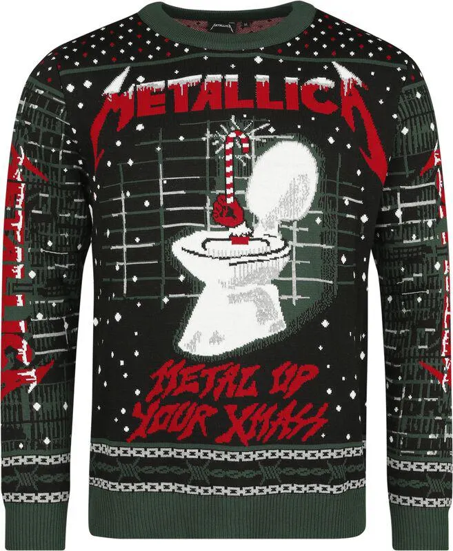 "Christmas 2023 (Metal Up Your Ass)" Christmas jumper multicolor de Metallica