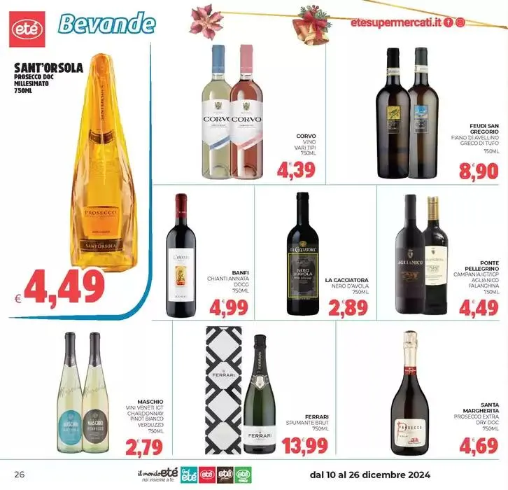 Qualita a prezzo bloccato da 10 dicembre a 26 dicembre di 2024 - Pagina del volantino 26
