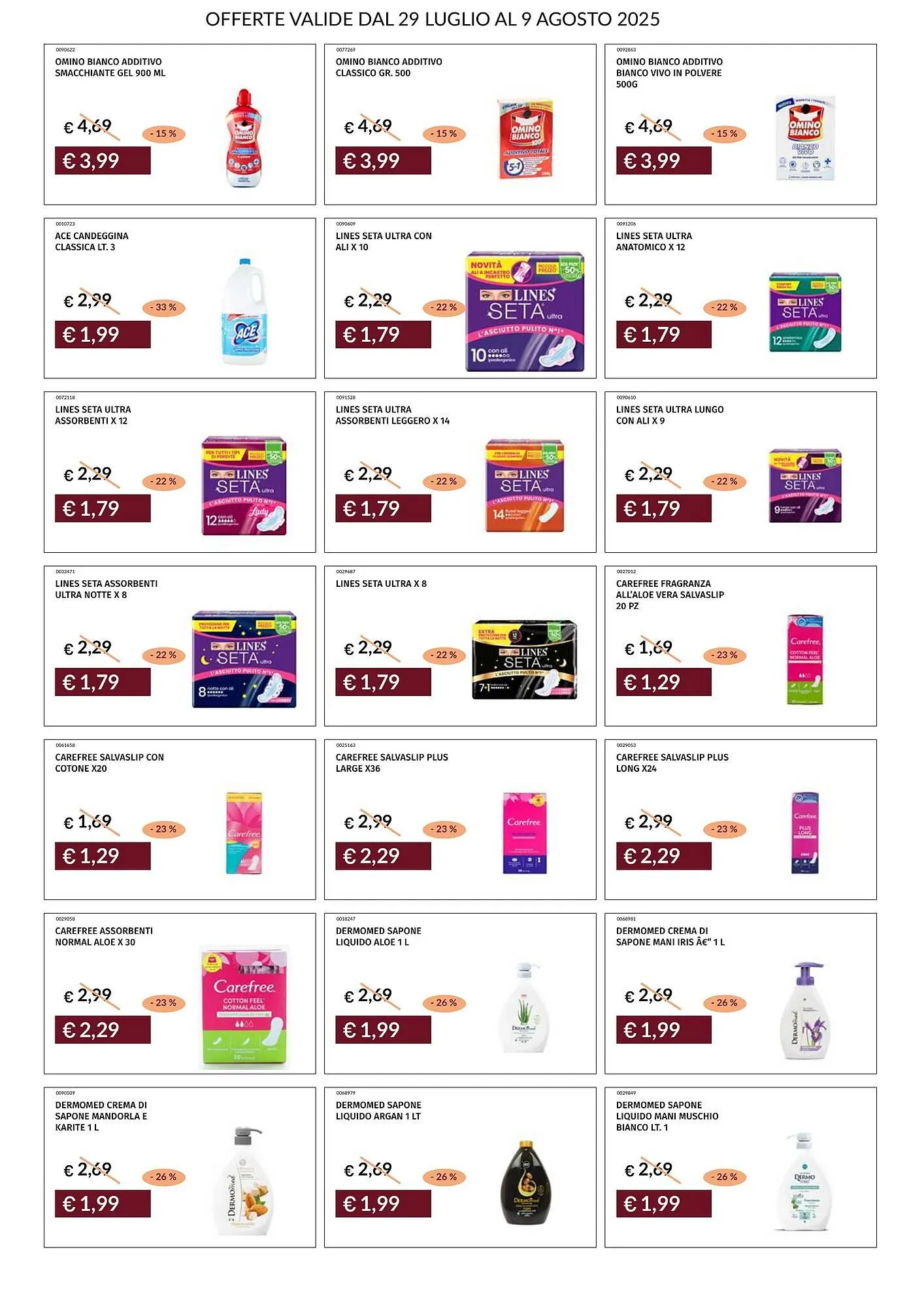 Volantino Prezzemolo e Vitale da 29 luglio a 9 agosto di 2025 - Pagina del volantino 36