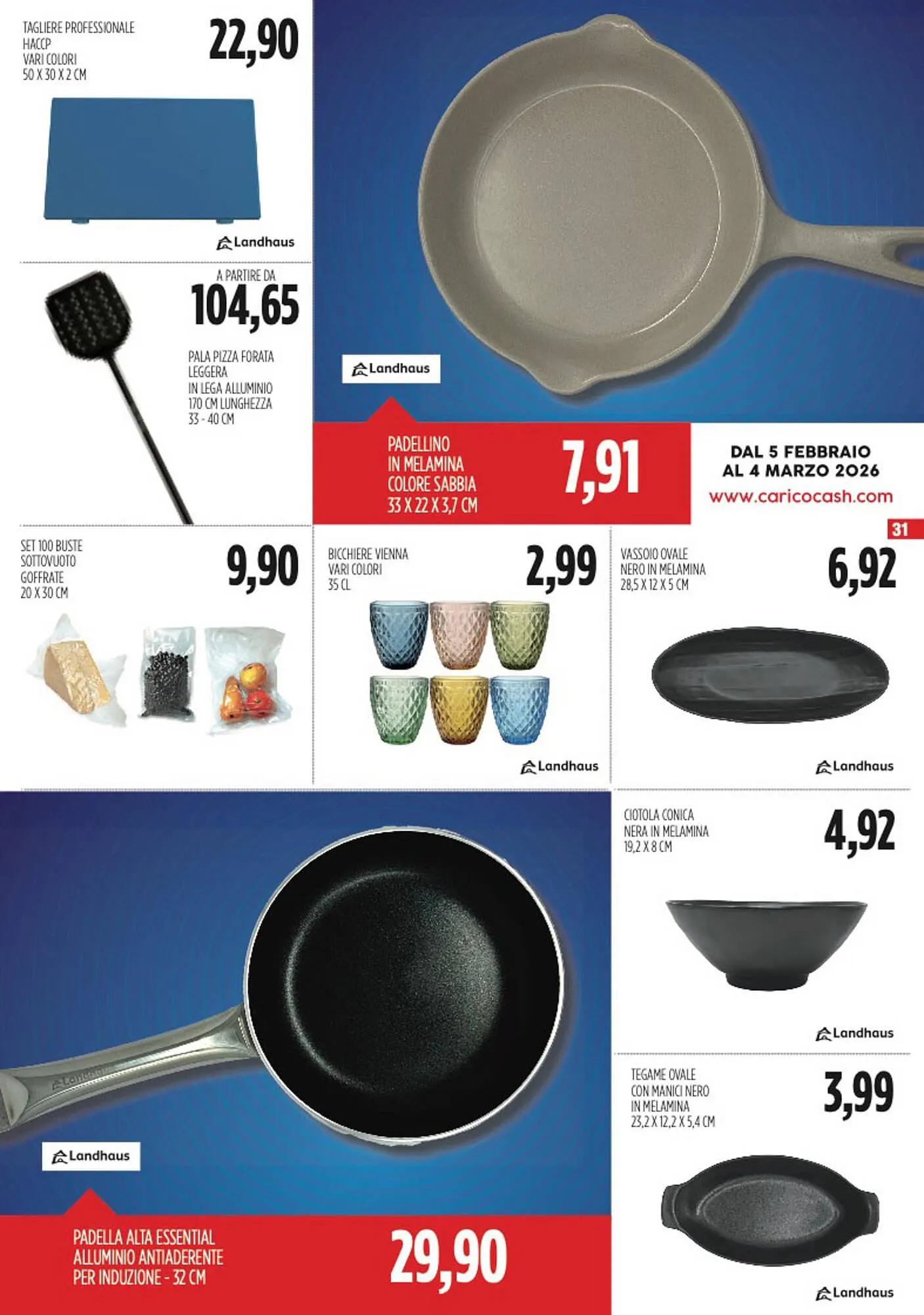 Volantino Carico Cash & Carry da 5 febbraio a 4 marzo di 2026 - Pagina del volantino 31