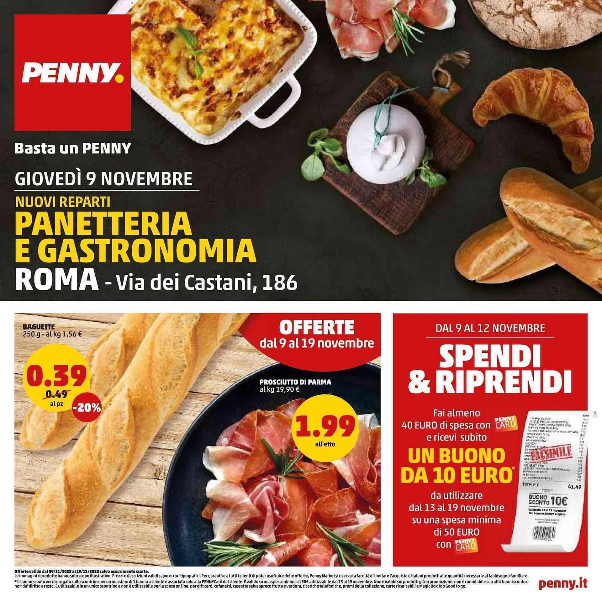 Volantino PENNY da 9 novembre a 19 novembre di 2023 - Pagina del volantino 1