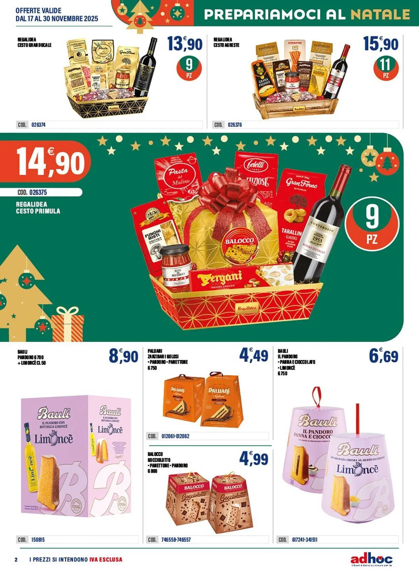 Volantino Adhoc da 17 novembre a 30 novembre di 2025 - Pagina del volantino 2