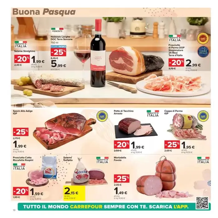 Sconti di pasqua da 8 aprile a 21 aprile di 2025 - Pagina del volantino 10
