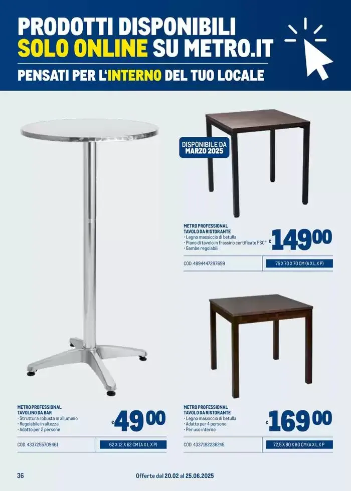 Arredo Esterno da 20 febbraio a 25 giugno di 2025 - Pagina del volantino 36