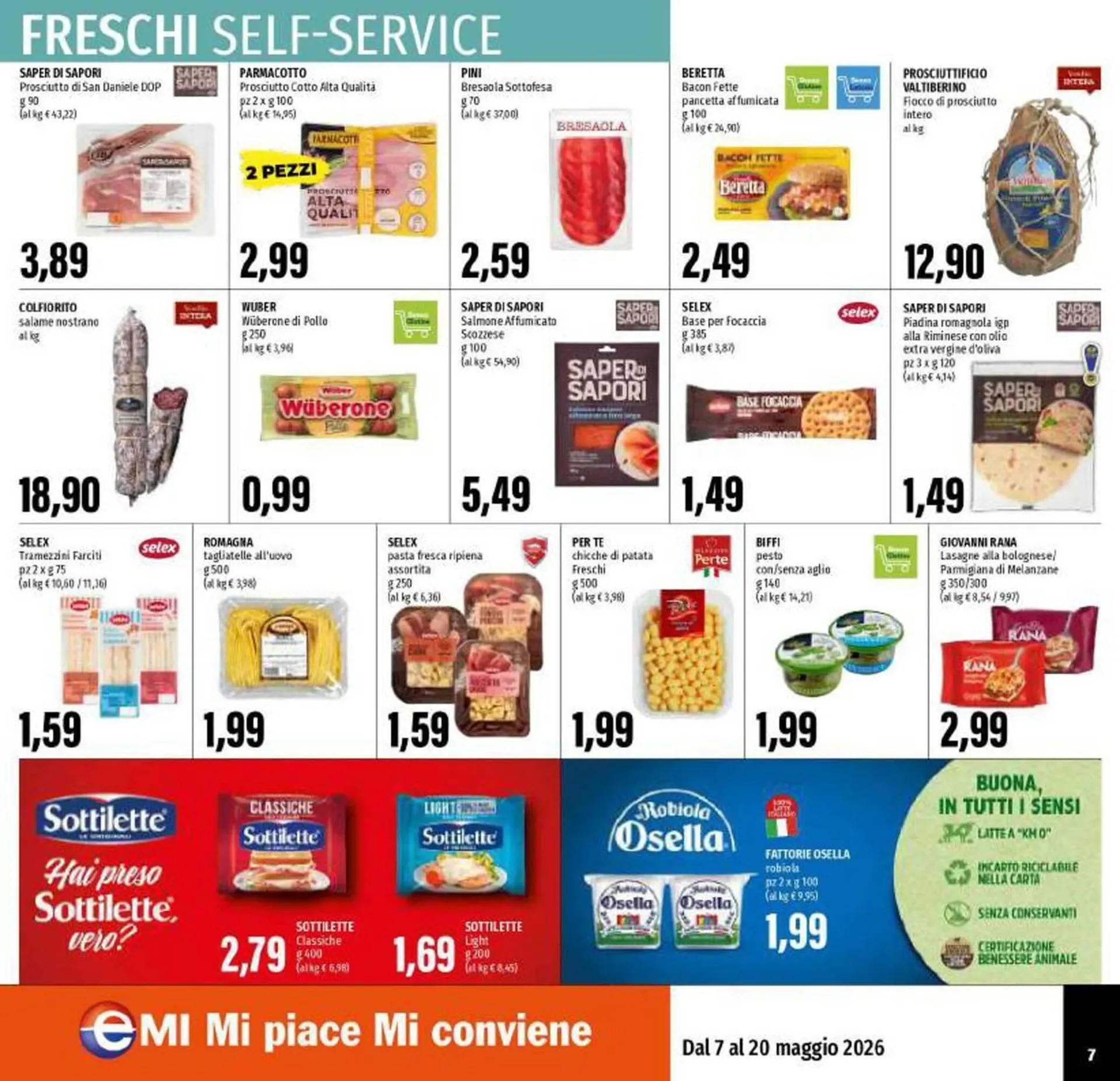 Volantino Emi Supermercati da 7 maggio a 20 maggio di 2026 - Pagina del volantino 7
