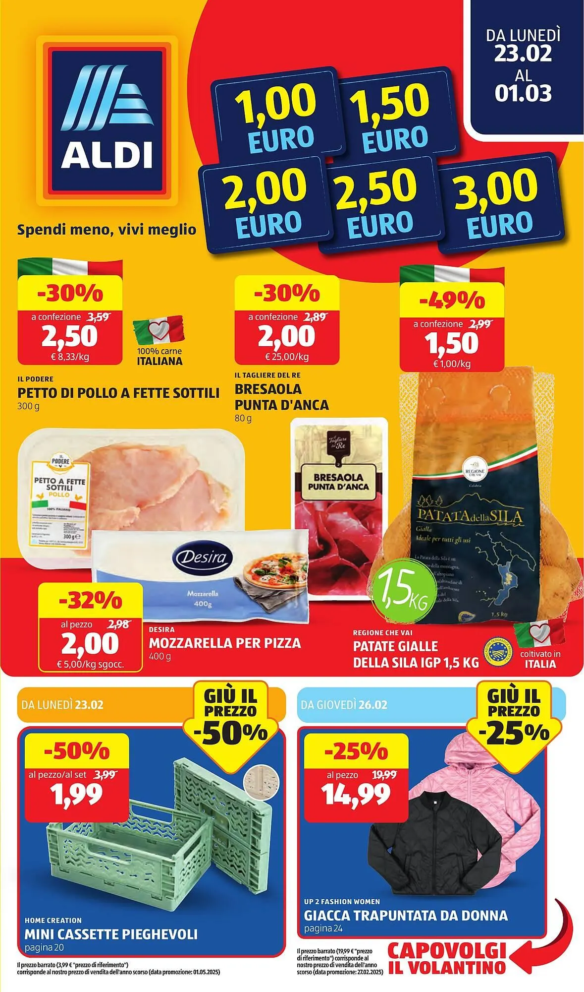 Volantino ALDI da 23 febbraio a 1 marzo di 2026 - Pagina del volantino 1