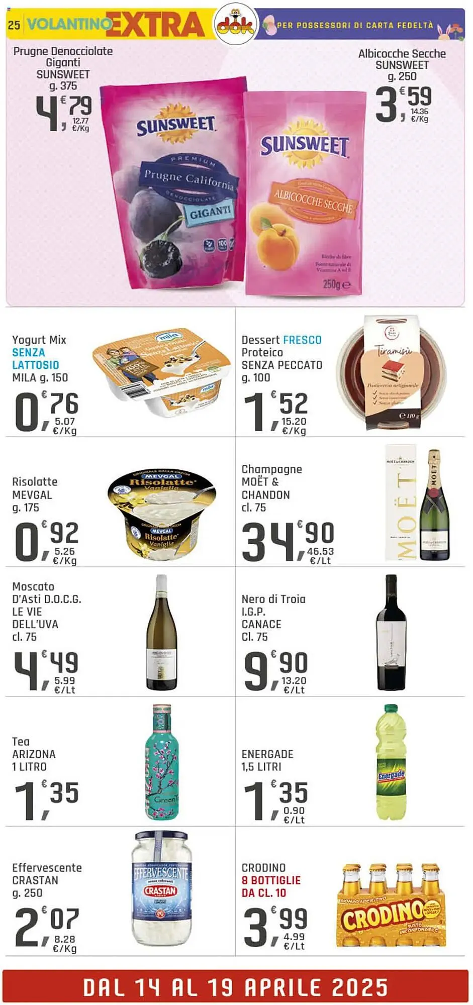 Volantino Supermercati Dok da 10 aprile a 19 aprile di 2025 - Pagina del volantino 25