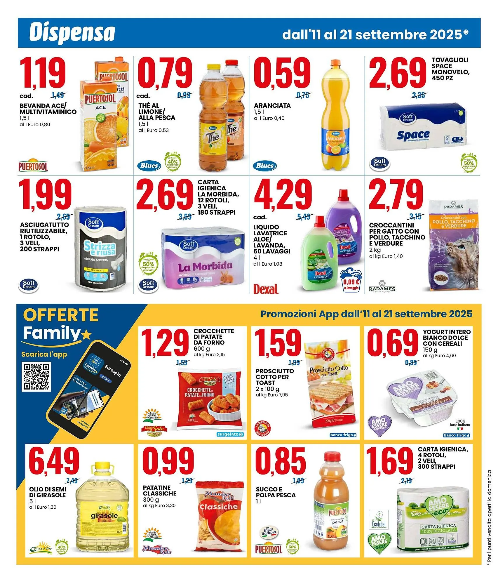 Volantino Eurospin da 11 settembre a 21 settembre di 2025 - Pagina del volantino 6