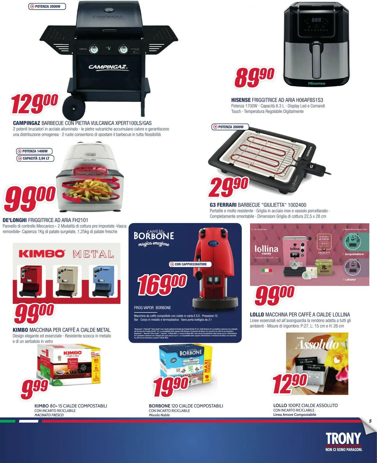 Trony - Napoli Volantino attuale da 20 luglio a 6 agosto di 2023 - Pagina del volantino 5
