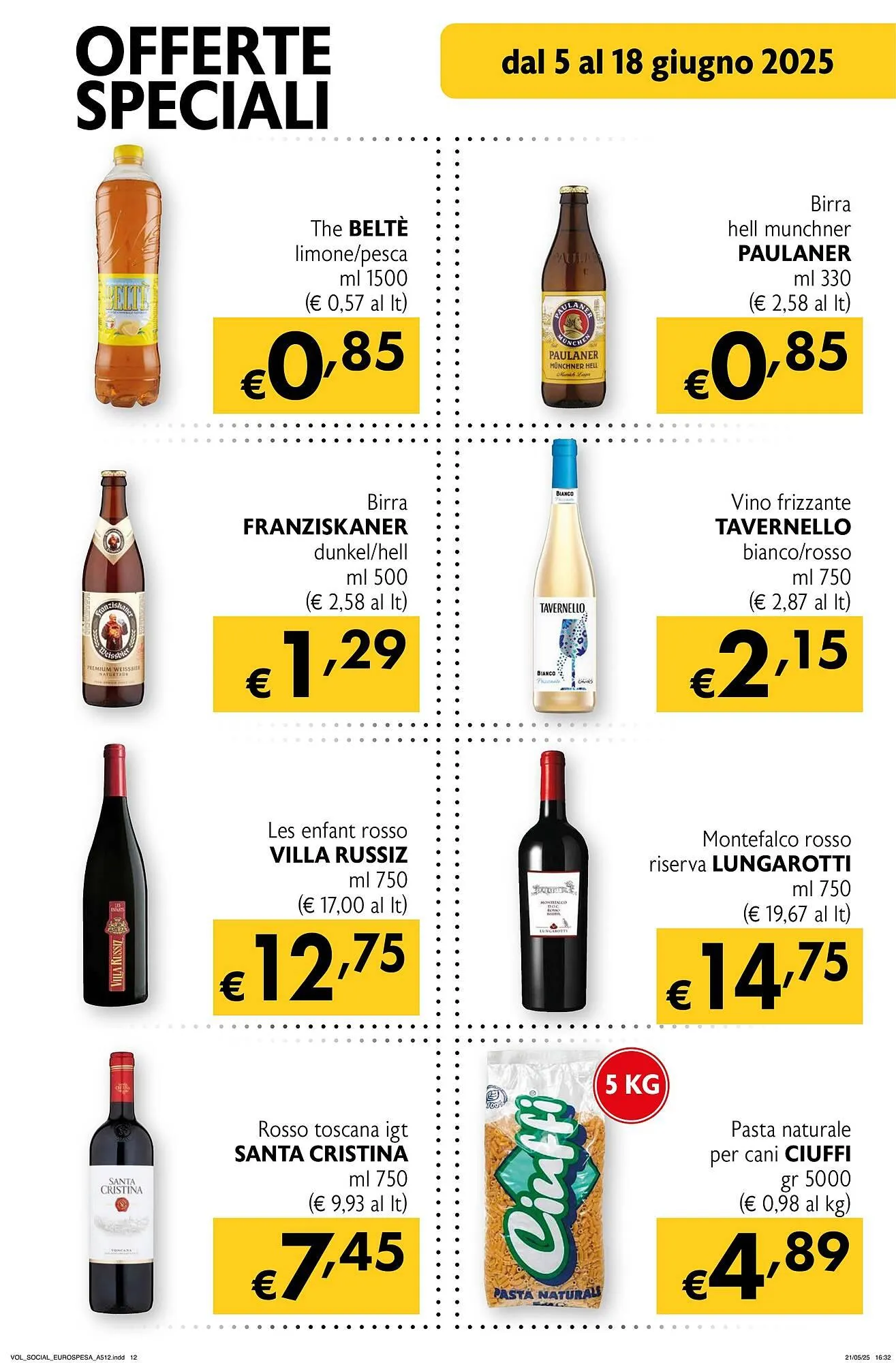 Volantino Eurospesa da 5 giugno a 18 giugno di 2025 - Pagina del volantino 12