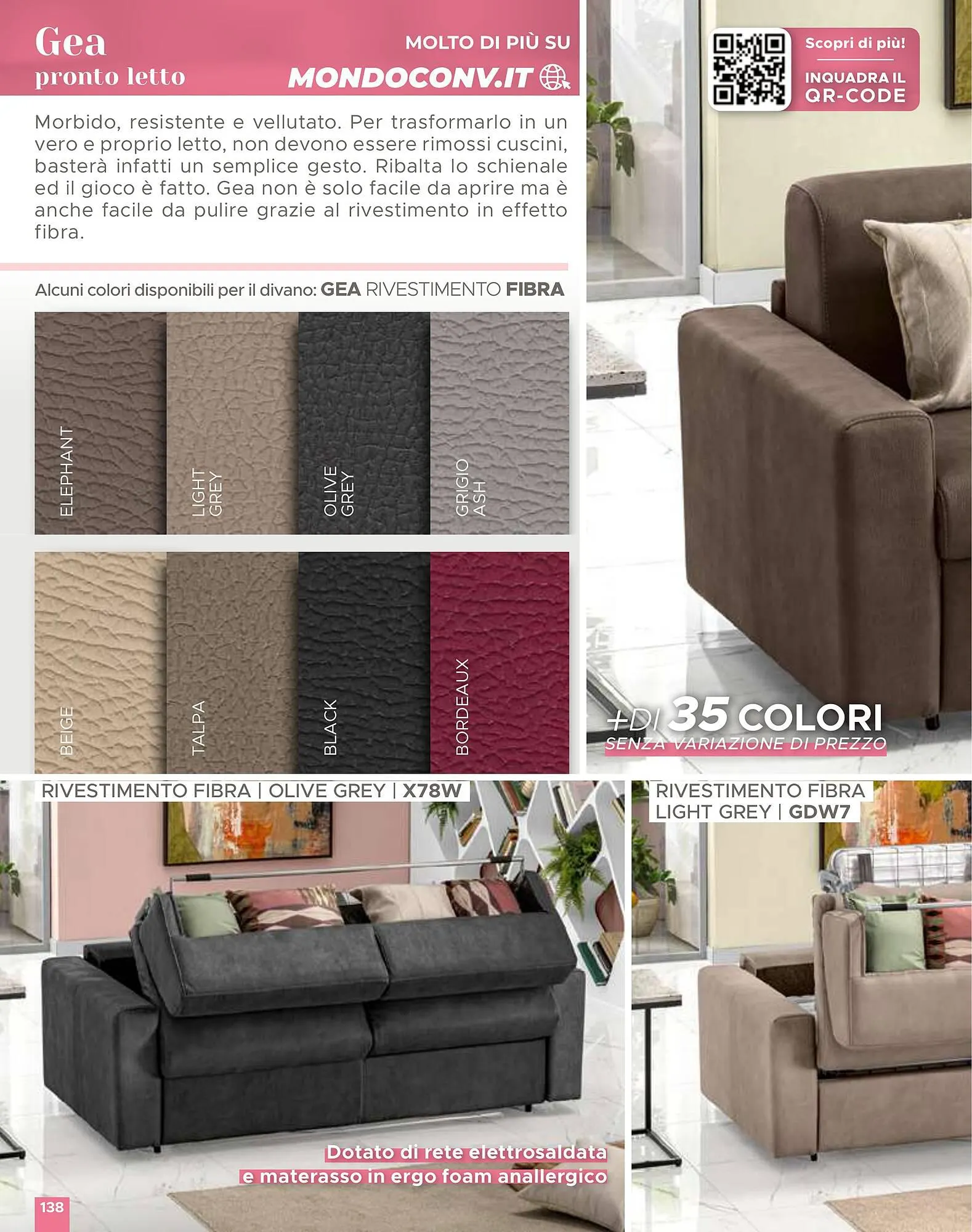 Volantino Mondo Convenienza da 1 aprile a 1 settembre di 2024 - Pagina del volantino 138