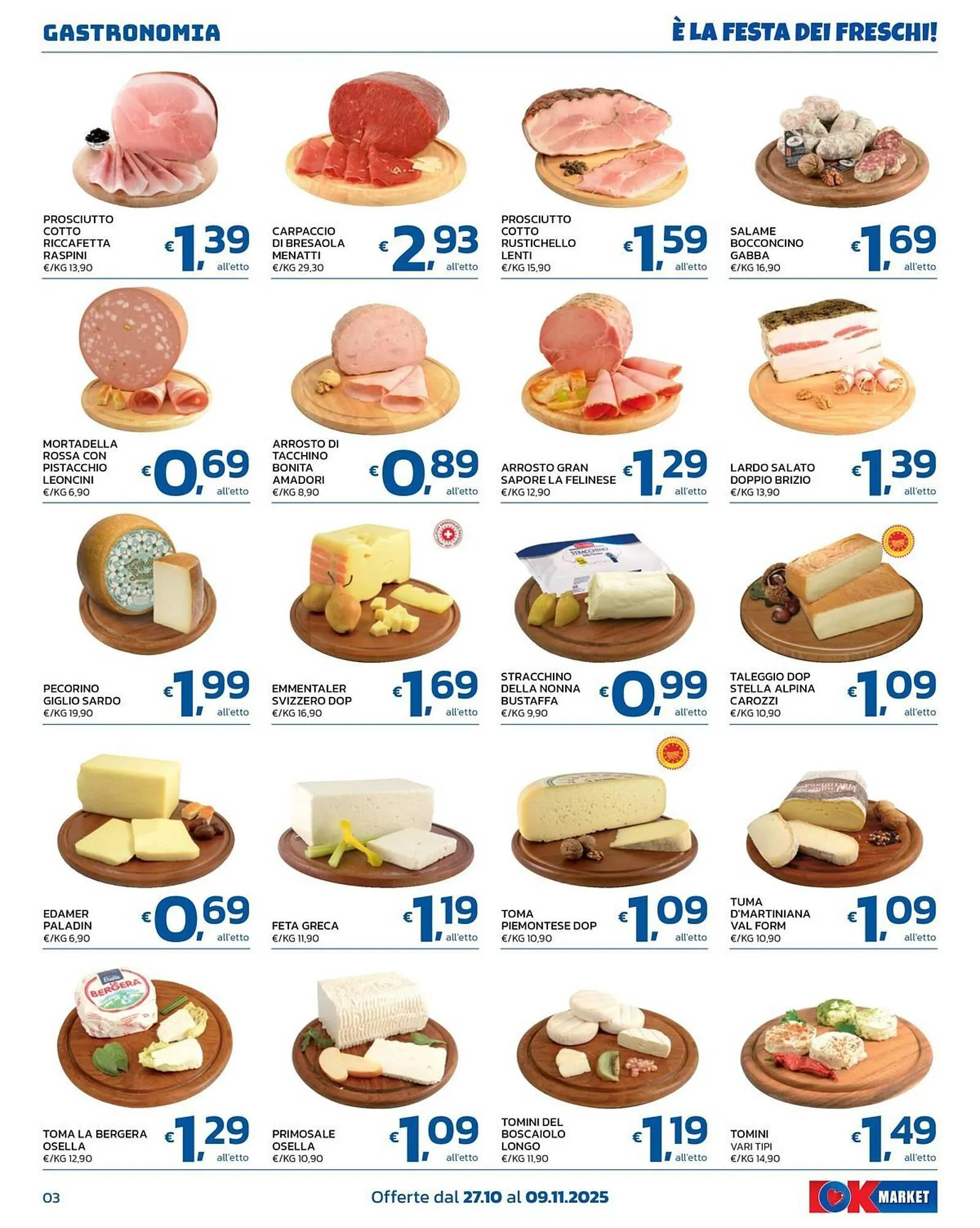 Volantino Ok Market da 27 ottobre a 9 novembre di 2025 - Pagina del volantino 3
