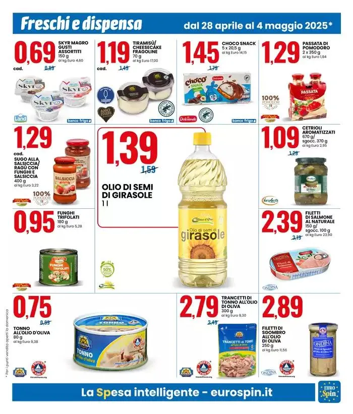 SPECIALE ANNIVERSARIO: FESTA DELLA FRESCHEZZA da 28 aprile a 4 maggio di 2025 - Pagina del volantino 9