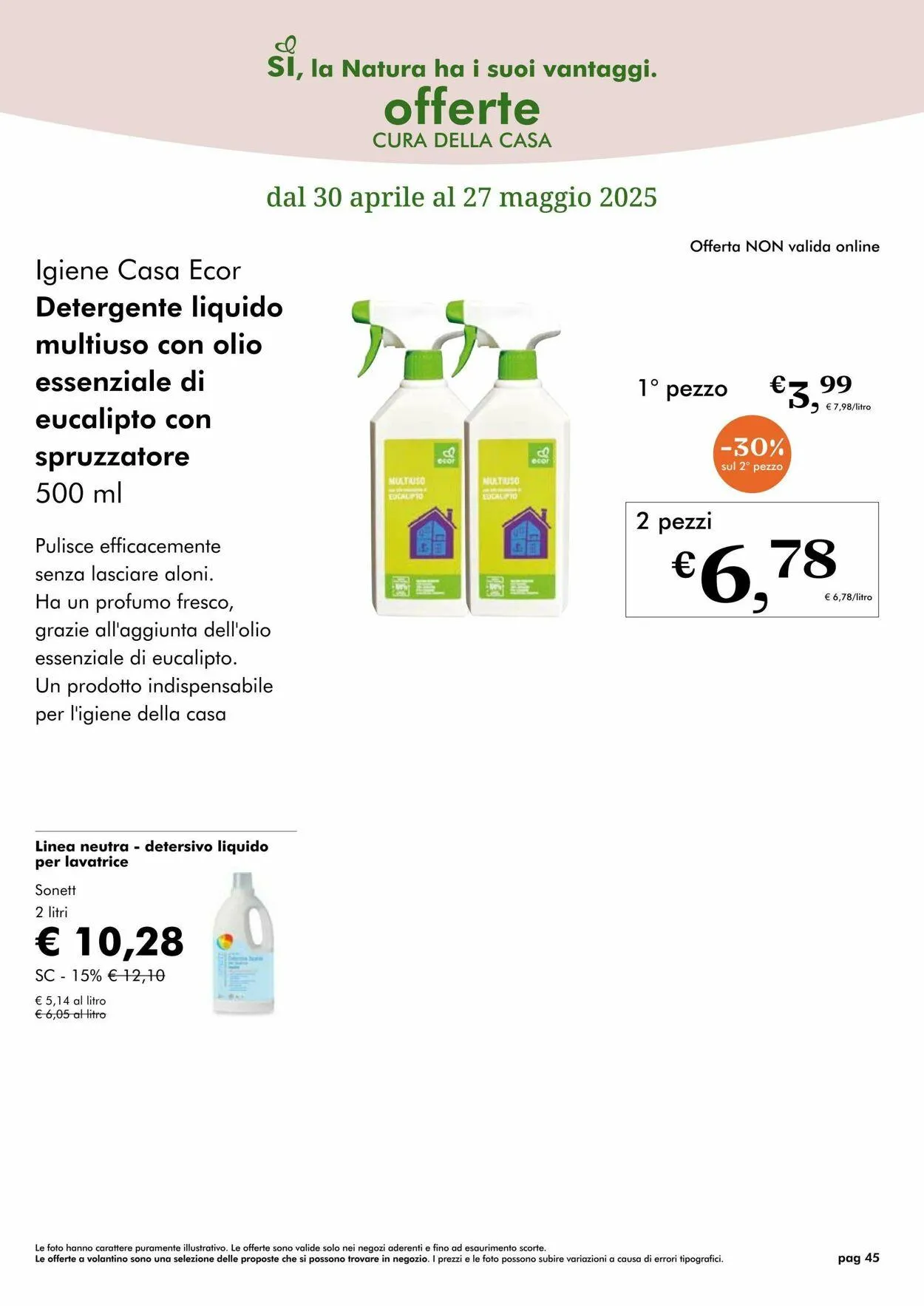 Natura Sì Volantino attuale da 24 giugno a 8 luglio di 2025 - Pagina del volantino 45