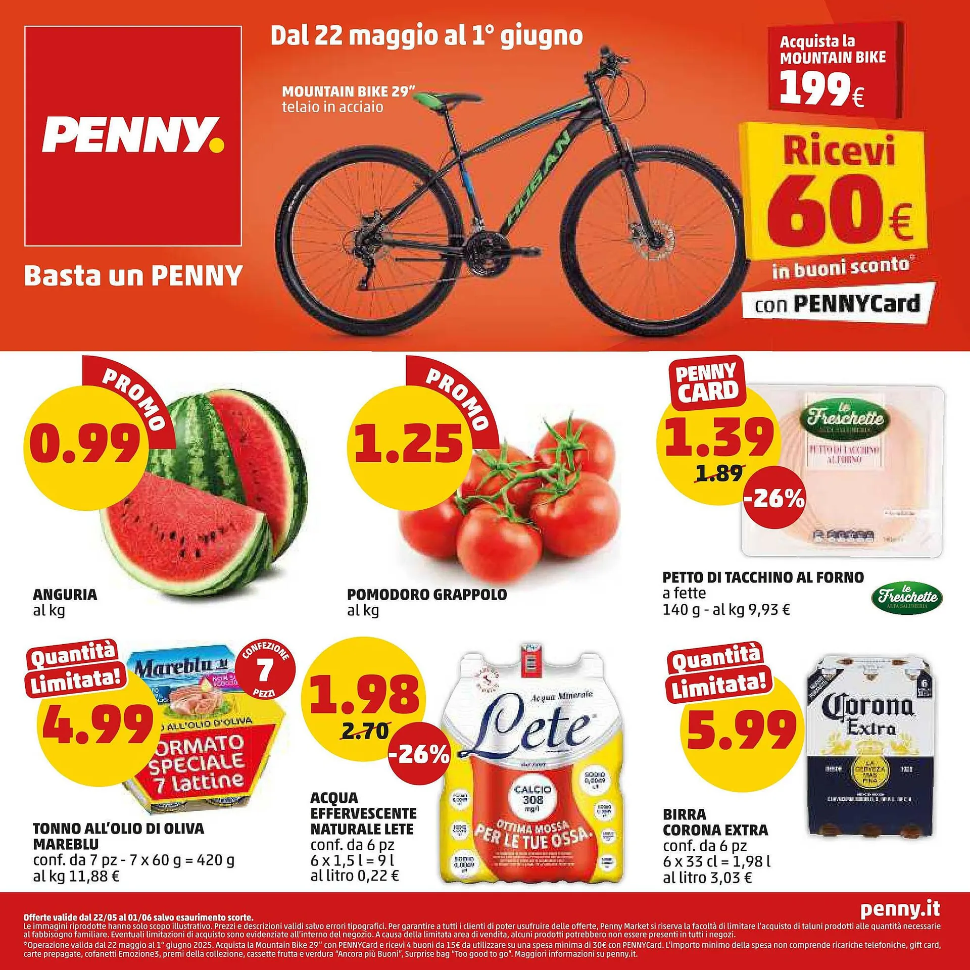 Volantino PENNY da 22 maggio a 1 giugno di 2025 - Pagina del volantino 1
