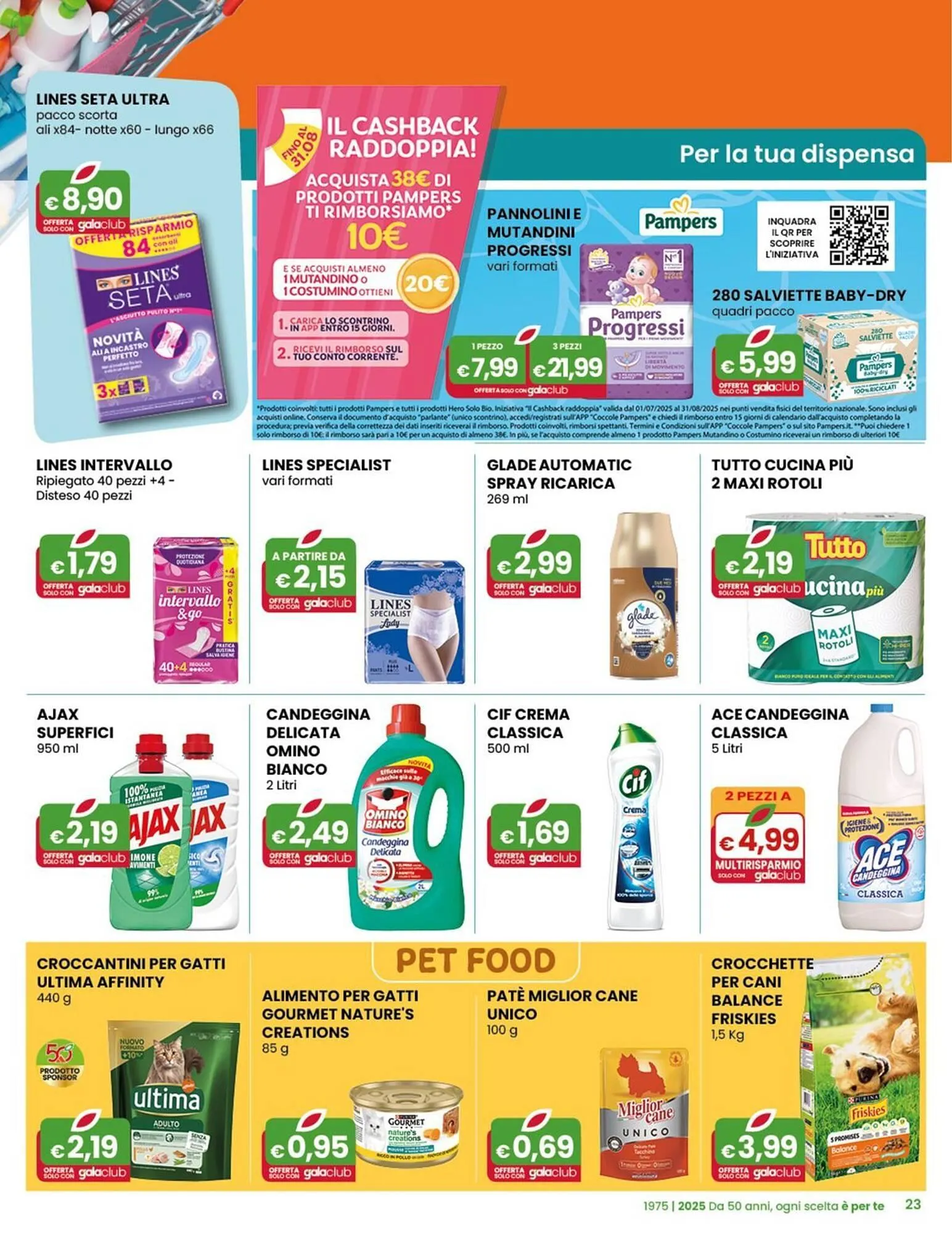 Volantino Gala Supermercati da 2 luglio a 15 luglio di 2025 - Pagina del volantino 23