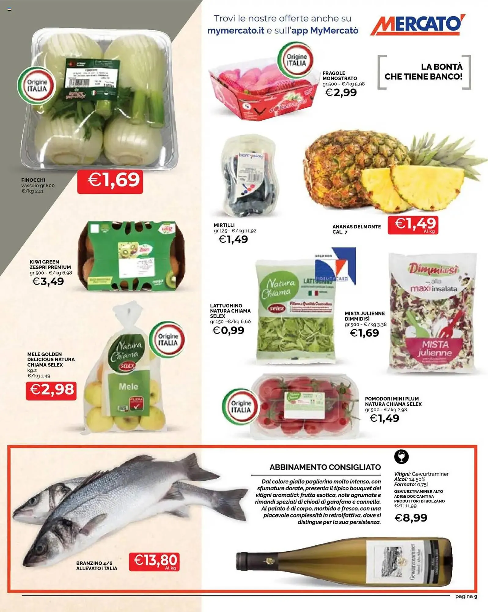 Volantino Mercatò da 8 maggio a 18 maggio di 2025 - Pagina del volantino 9