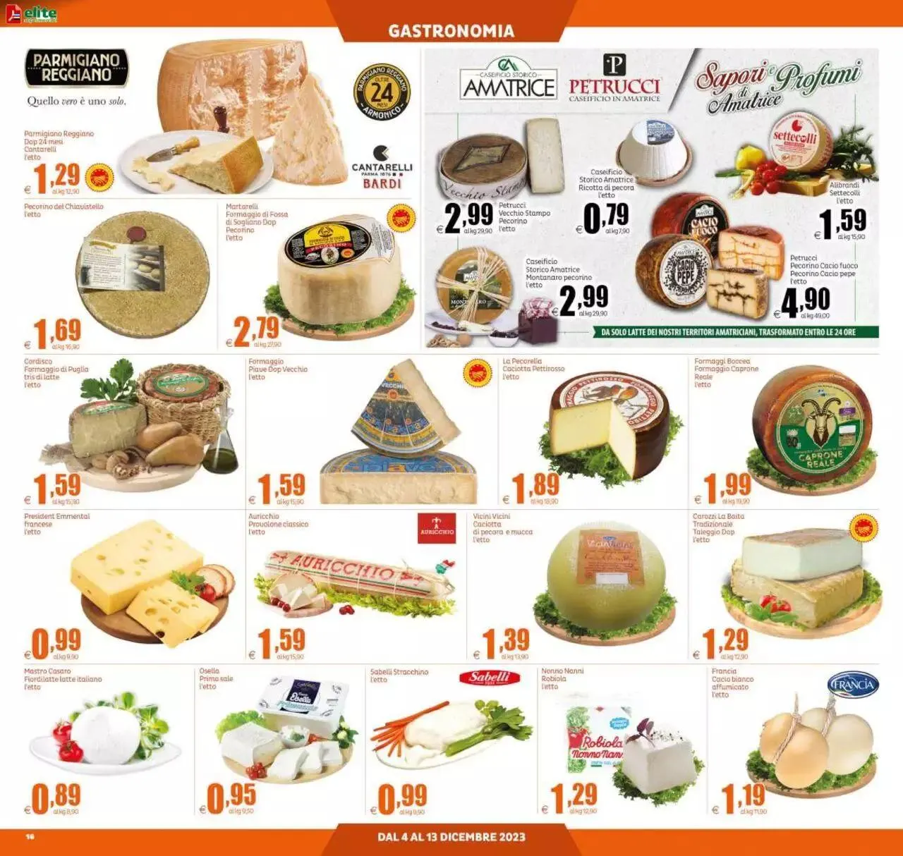 Volantino Elite Supermercati da 4 dicembre a 13 dicembre di 2023 - Pagina del volantino 16