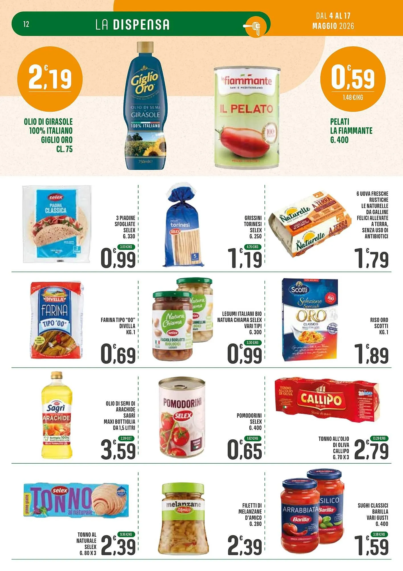 Volantino La Mimosa Supermercati da 4 maggio a 17 maggio di 2026 - Pagina del volantino 12