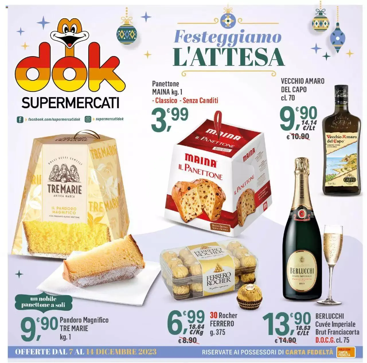 Volantino DOK da 7 dicembre a 14 dicembre di 2023 - Pagina del volantino 1