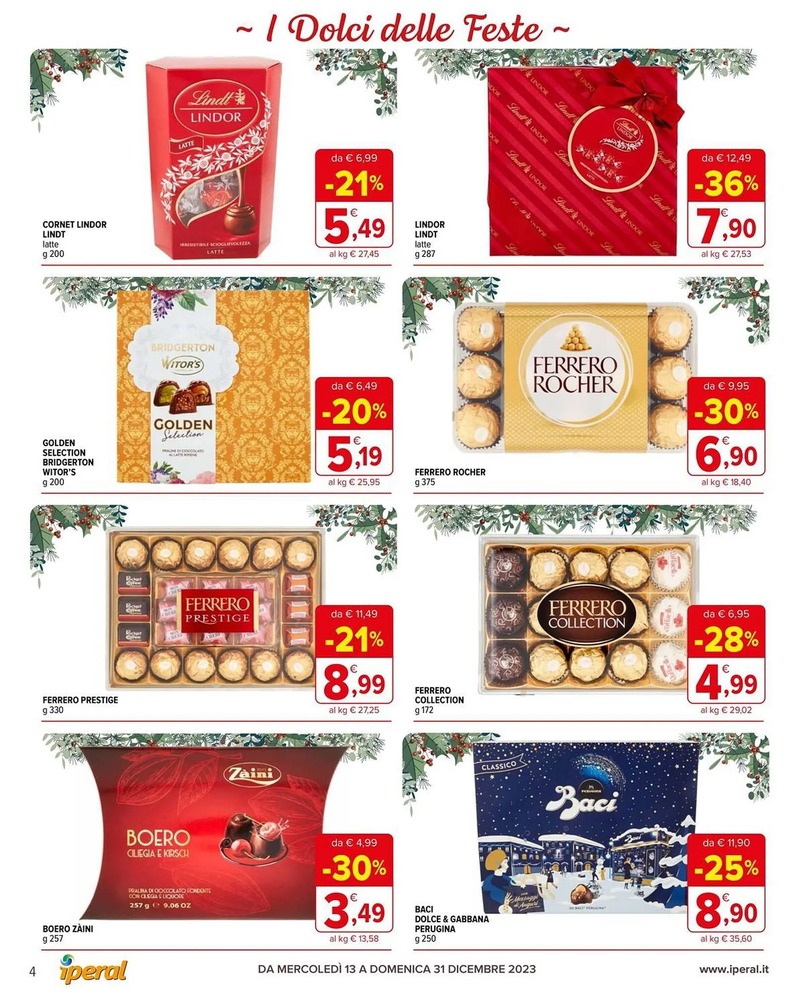 Volantino Iperal da 13 dicembre a 31 dicembre di 2023 - Pagina del volantino 4